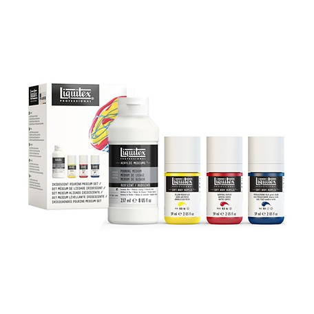 Zestaw do pouringu Iridescent, Liquitex 4 elem.