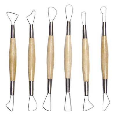 Szpatułki oczkowe dwustronne 15,5 cm, 6 sztuk