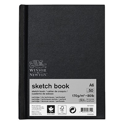Blok rysunkowy Winsor & Newton, 48 kartek 170g A6