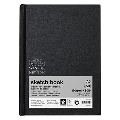 Blok rysunkowy Winsor & Newton, 50 kartek 170 g A5