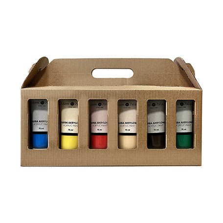 Farby akrylowe Adam Pałacki zestaw 6 x 75 ml