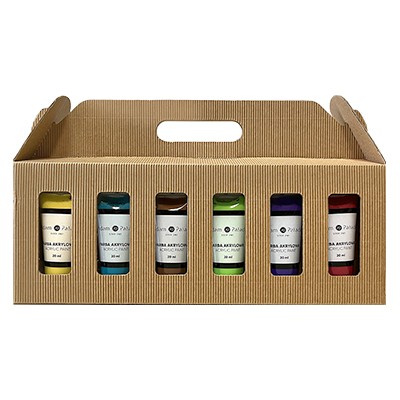 Farby akrylowe Adam Pałacki, zestaw 12 x 20 ml