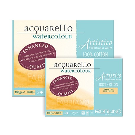 Fabriano Artistico traditional white drobnoziarnisty 