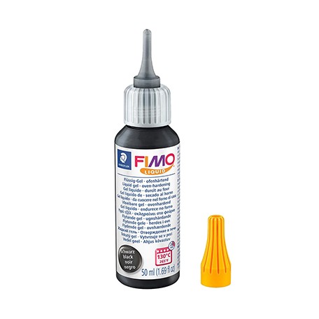 Black – Fimo Liquid żel dekoratorski, 50 ml