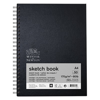 Szkicownik na spirali Winsor & Newton, 50 ark. A4