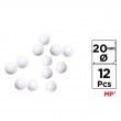 Styropianowe kule 20 mm 12 sztuk