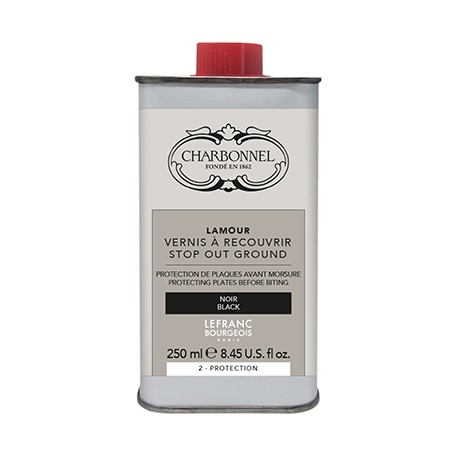 Lamour, kryjący werniks ochronny czarny, 250ml