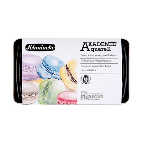 Zestaw akwareli Macarons, Schmincke 6 kol.