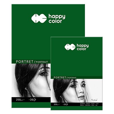 Blok do portretów Happy Color A4, 20 ark.