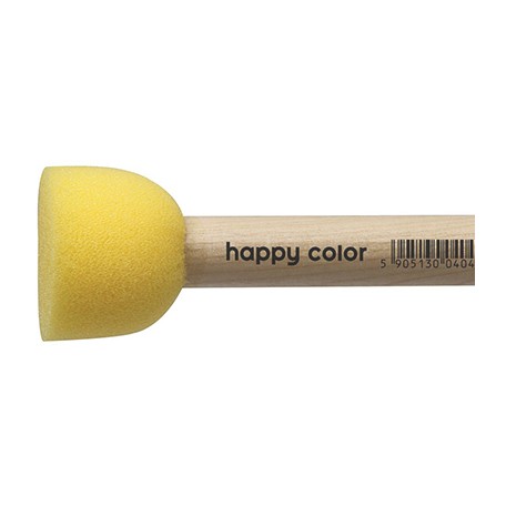 Nr 3, pędzel gąbkowy okrągły, Happy Color