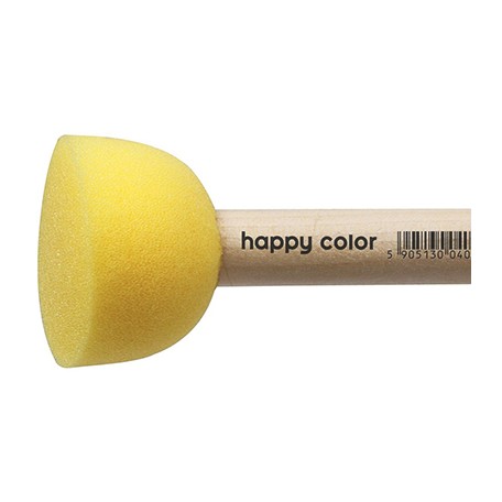Nr 4, pędzel gąbkowy okrągły, Happy Color