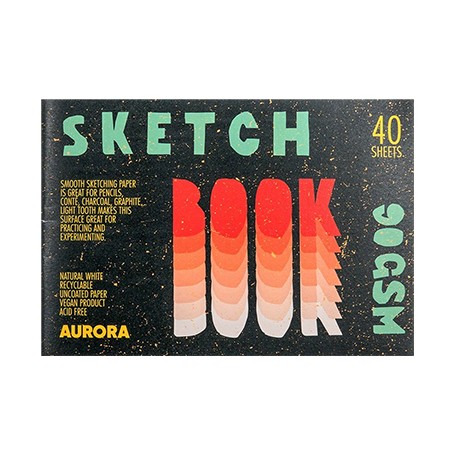 Blok Sketch Aurora 16.6 x 24.4 cm, 40 ark.