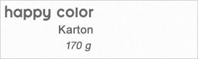 Karton biały A2, Happy Color, 170 g, 25 ark.