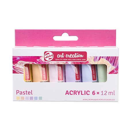 Farby akrylowe Art Creation Pastel, 6 x 12 ml