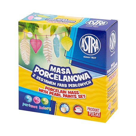 Masa porcelanowa Astra + farby