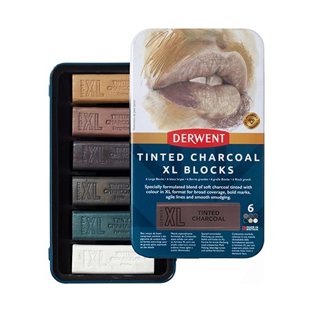 Węgiel barwiony XL Charcoal Blocks Derwent
