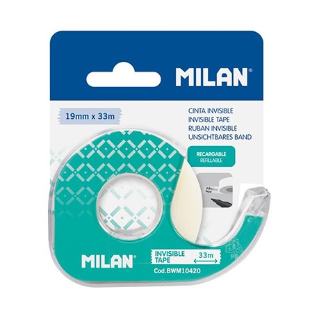Taśma Transparent z podajnikiem Milan 19 mm x 33 m