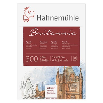 Blok akwarelowy Hahnemuhle, 300 g, 25 ark. 17 x 24 cm