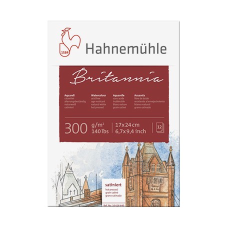 Blok akwarelowy Hahnemühle, 300 g, 17 x 24 cm