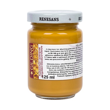 Bolus żółty – masa do złoceń Renesans, 125 ml