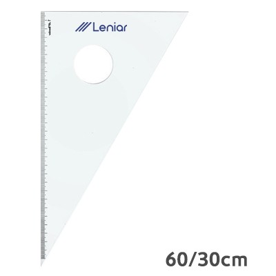 Ekierka, plastikowy trójkąt Leniar 60/30