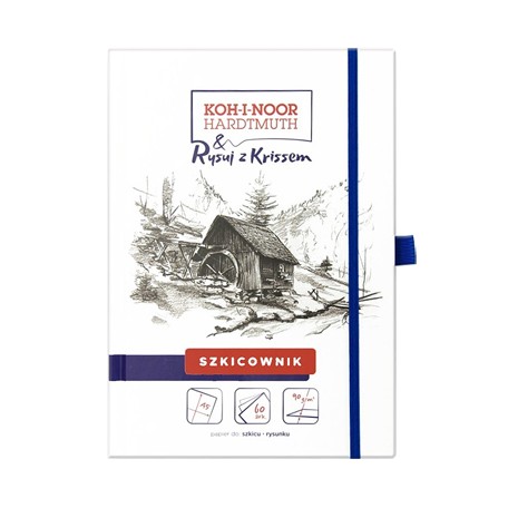 Szkicownik Rysuj z Krissem A5, 60 ark, 90 g/m2