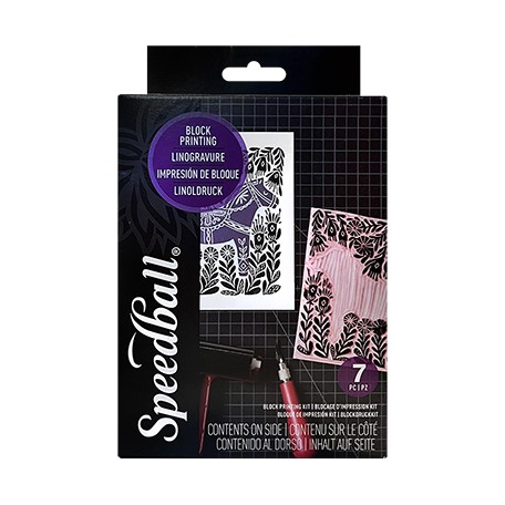 Zestaw do linorytu Starter Kit Speedball, 7 elem.