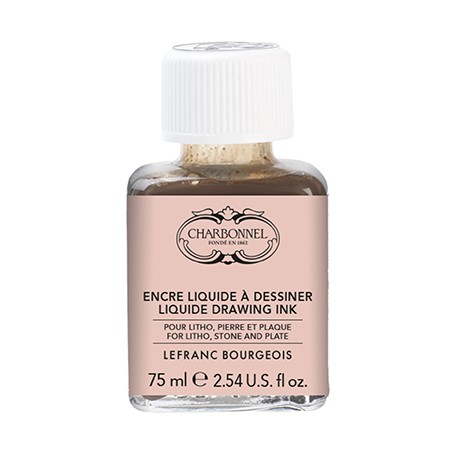 Tusz litograficzny płynny, Charbonnel, 75ml