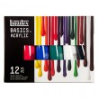 Farby akrylowe Liquitex, zestaw 12 x 118 ml