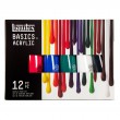 Farby akrylowe Liquitex, zestaw 12 x 118 ml