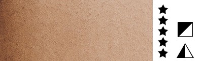 668 Burnt Umber, akwarela półkostka Horadam Schmincke