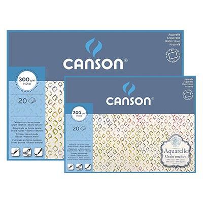Blok Aquarelle Canson R 60 % bawełny, 20 ark. 23 x 31 cm