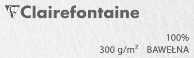Papier do akwareli Fontaine CP/EW 300 g, 56 x 76 cm, 5 ark.