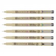 Pisaki Pigma Micron 01 Basic Colors, 6 szt.