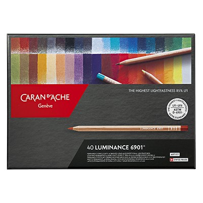 Kredki rysunkowe Luminance 6901, Caran d'Ache, 40 kolorów