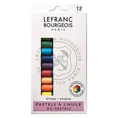 Pastele olejne Louvre, zestaw 12 kolorów
