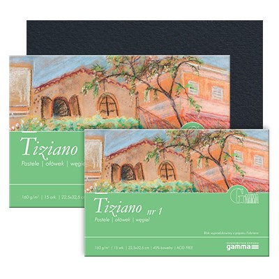 Blok do pasteli Tiziano nr 1, 22,5 x 32,5 cm, 15 ark.