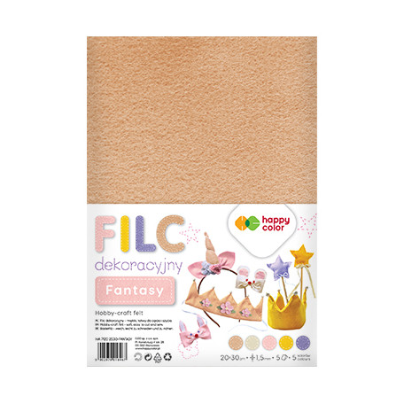 Filc dekoracyjny Fantasy, Happy Color 20 x 30 cm
