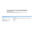 Pouring medium gloss, Liquitex 3,78 l