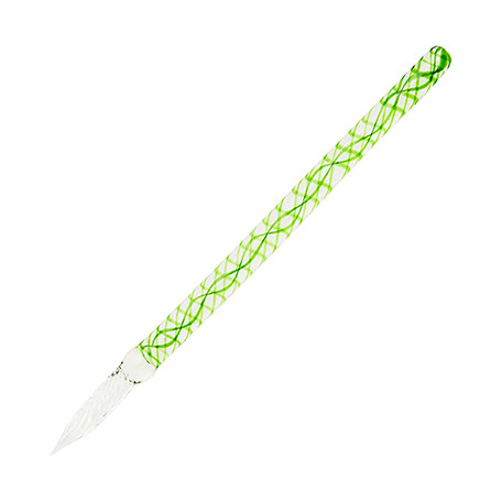 Szklane pióro do kaligrafii - green, Herbin