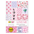 Blok z motywami - LOVE ME, Happy Color, A4