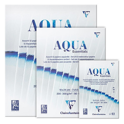 Blok akwarelowy Aqua Essentials Clairefontaine 18 x 24 cm