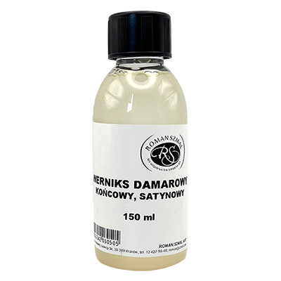 Werniks damarowy końcowy - satynowy, 150 ml