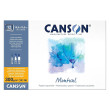 Montval, blok akwarelowy Canson, 18 x 25cm, 12 ark. 300g