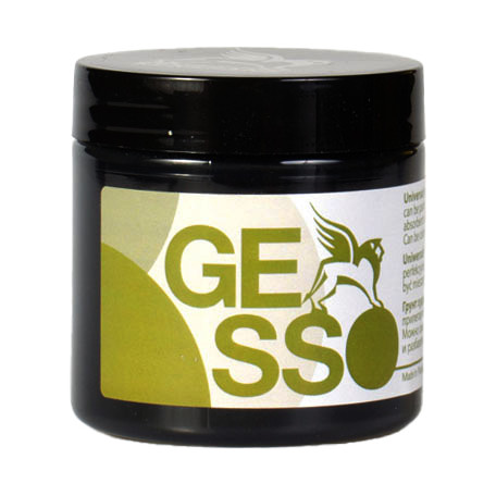 Czarne gesso, uniwersalny grunt Renesans 110 ml