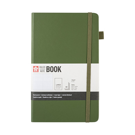 Szkicownik Ruled Book Sakura, 13 x 21 cm / Pine Needle