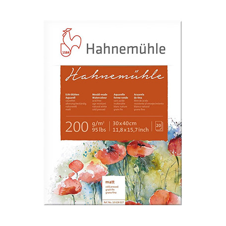 Blok akwarelowy Hahnemuhle Matt CP 30 x 40 cm, 200 g/m2