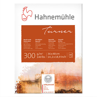 Blok akwarelowy Turner Hahnemuhle CP 36 x 48 cm, 300 g/m²