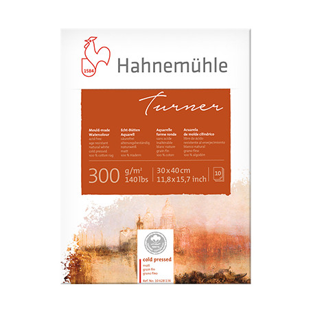 Blok akwarelowy Turner Hahnemuhle CP 30 x 40 cm, 300 g/m²