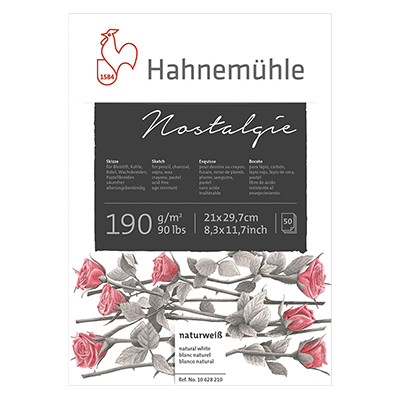 Blok Nostalgie Hahnemuhle,190 g/m², 50 ark. A4